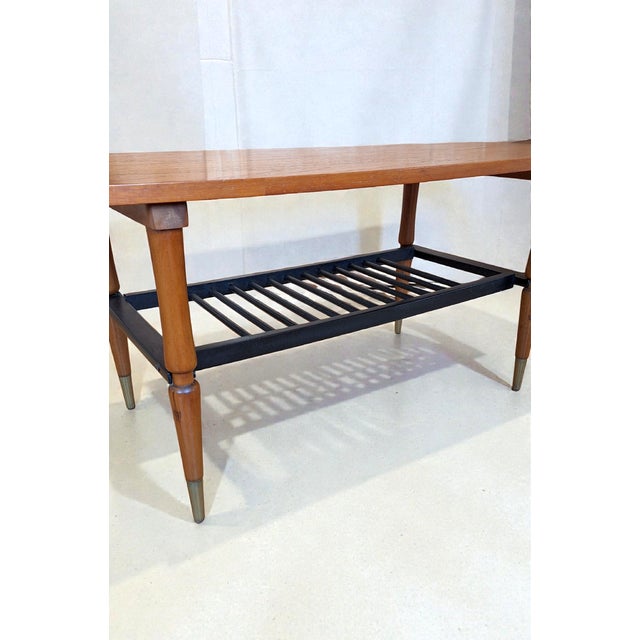 Teak Coffee Table from FGS, Italy, 1960s For Sale - Image 4 of 7