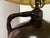 Rustic Two-Tone Ceramic Jug Table Lamp, Vintage For Sale - Image 10 of 12