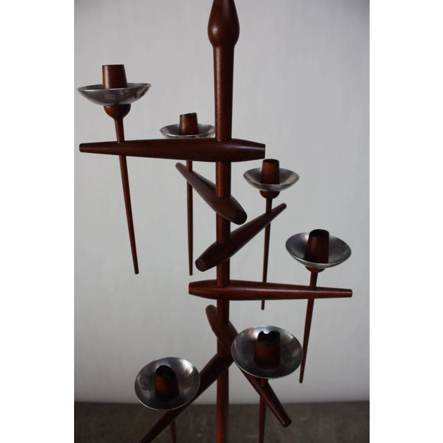 James Martin Floor Candelabrum by Herbert Simonson for James Martin For Sale - Image 4 of 11