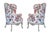 The epitome of Palm Beach chic, this early 20th century pair of Louis XV style bergeres is a colorful classic. Upholstered...