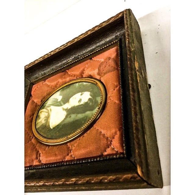 Antique Victorian Framed Woman Portrait For Sale - Image 4 of 10