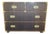 Vintage Mid-Century Walnut Lane Altavista Campaign 3-Drawer Chest For Sale