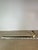 Gold Vintage Minimalist Solid Brass Long-Handled Shoehorn For Sale - Image 8 of 9