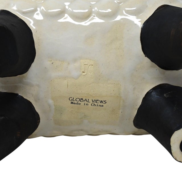 Grand Showroom Scale Global Views "Julia Knight" Ceramic Sheep - 14" For Sale - Image 11 of 11
