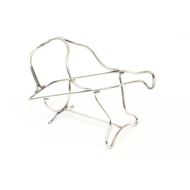 Metal Vintage Signed Christofle Silver Plate Wine or Champagne Carrier/ Holder, 1960's For Sale - Image 7 of 13