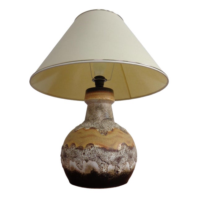 Lava Ceramic Floor Lamp, Germany, 1970s For Sale