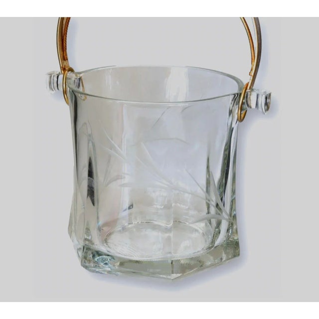 Italian Etched Ice Bucket - Made in Italy For Sale - Image 3 of 7
