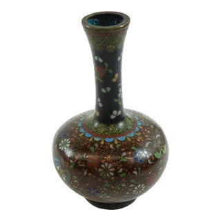 Antique Chinese Cloisonne Vase For Sale