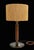 Beige Vintage Danish Table Lamp in Teak, Brass and Rope, 1960s For Sale - Image 8 of 8