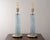 Murano Glass Table Lamp with Blue Color, Italy, 1980s For Sale - Image 3 of 11