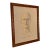 Mid-Century Modern Female Portrait Original Pen and Ink Pastel Drawing by John P. Coleman For Sale - Image 4 of 15