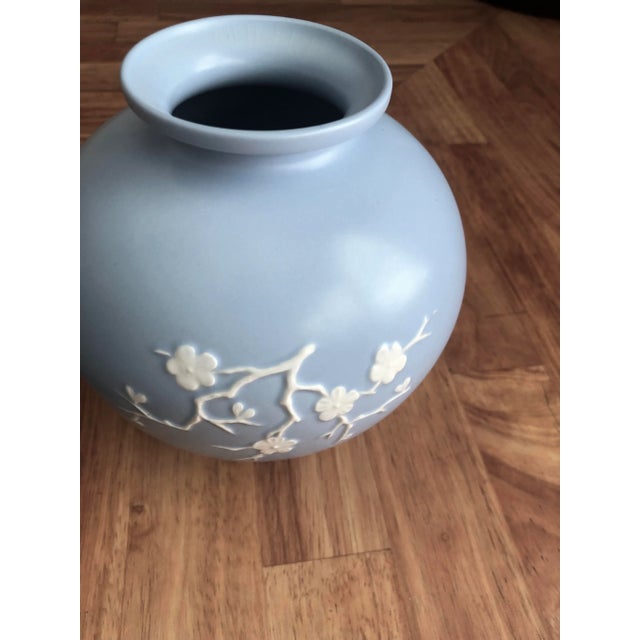 English Vintage Copeland Spode Vase, Cherry Blossom Design For Sale - Image 3 of 9