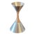Vintage Mid-Century Modern Arthur Salm Swedish Stainless Steel & Teak Bell For Sale