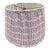 Lilac and White Ikat Silk Pleated Lamp Shade For Sale