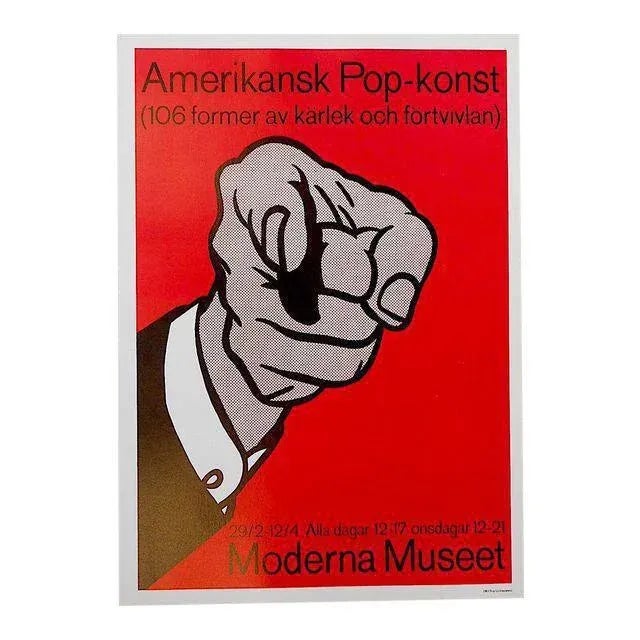 Pop Art Vintage Roy Lichtenstein Poster Lithograph For Sale - Image 3 of 4