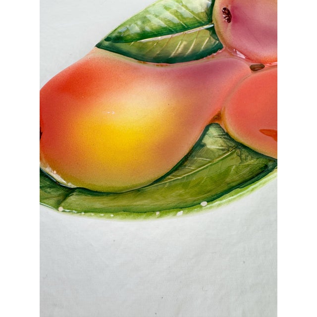 Orange La Ceramica Vbc Vintage Pear Spoon Rest For Sale - Image 8 of 8