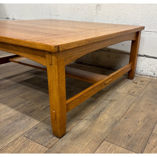 Vintage Lane Grove Park Collection Mission Arts and Crafts Style Coffee Table For Sale In Kansas City - Image 6 of 13