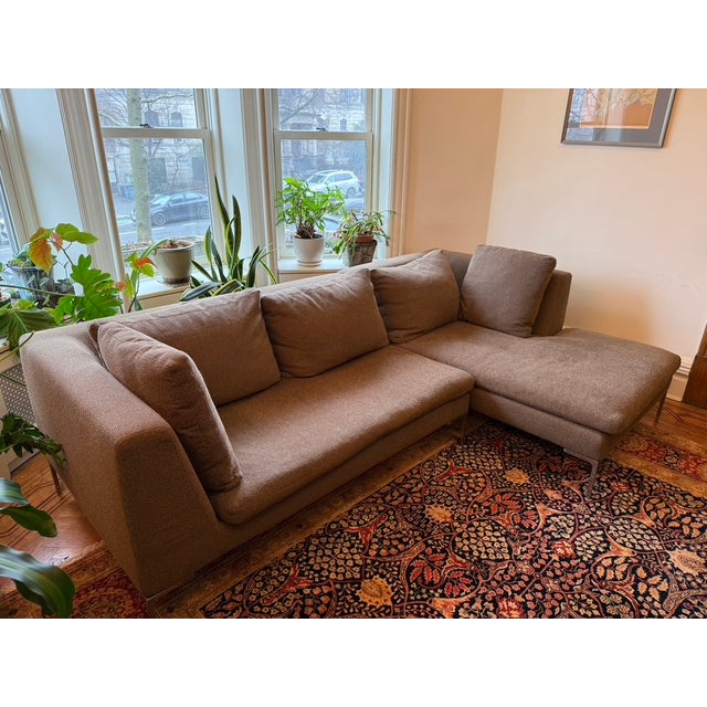 B&B Italia B&b Italia Charles Right-Arm Facing Sectional For Sale - Image 4 of 4