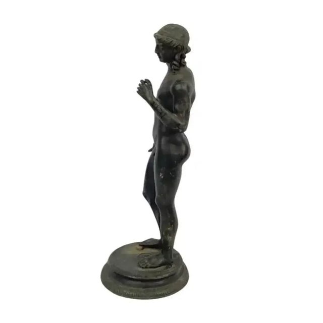 19th Century Grand Tour Bronze Statue of Dionysus For Sale - Image 5 of 8