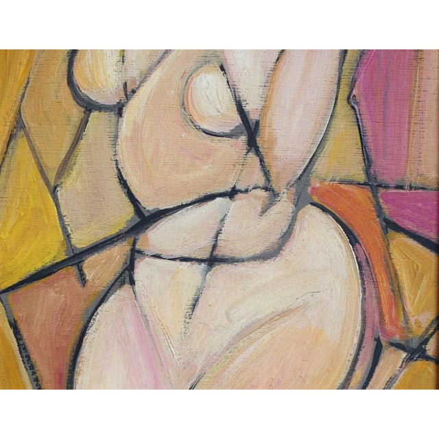 The Vanguard Series Nr. VIII: Postwar European Abstract Composition, 1950s-1970s, Oil on Board For Sale - Image 8 of 13
