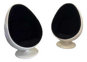 Vintage Egg Ovalia Armchair from Thor-Larsen, 1970s, Set of 2