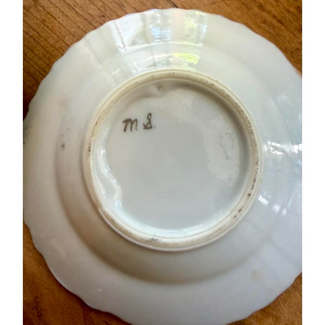 Pair of Vintage Porcelain Ashtrays For Sale - Image 4 of 5
