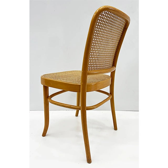 Mid-Century Modern Vintage Salvatore Leone Vintage Bentwood Caned Chairs, Thonet Style For Sale - Image 3 of 11