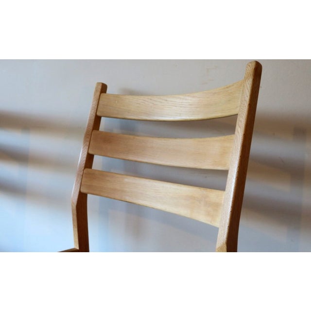 Wood Set of Ash Wide-Seat Dining Chairs by Kurt Østervig for Kp Møbler, 1950s For Sale - Image 7 of 16