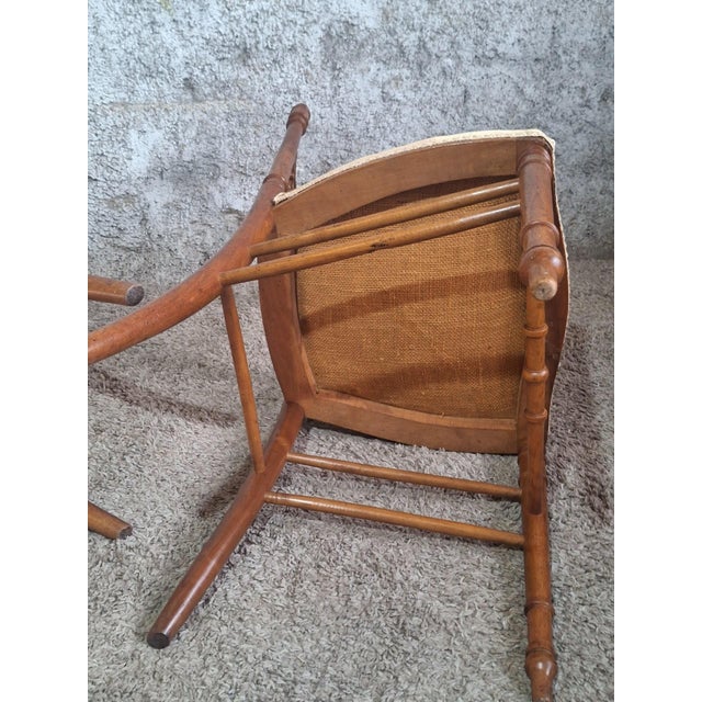 Antique Carved Louis XVI Flying Chairs, 1890s, Set of 2 For Sale - Image 5 of 10