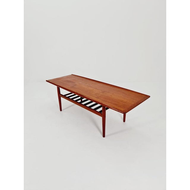 Danish Teak Coffee Table by Grete Jalk for Glostrup Møbelfabrik, 1960s For Sale - Image 9 of 11