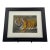 Vintage Original Tiger Painting on Fabric Wildlife Textile For Sale