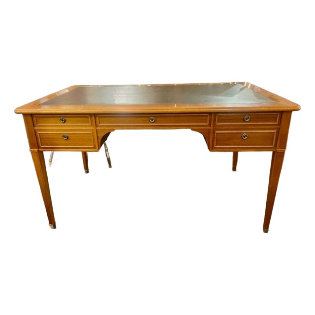 French Walnut Louis XVI Design Desk For Sale
