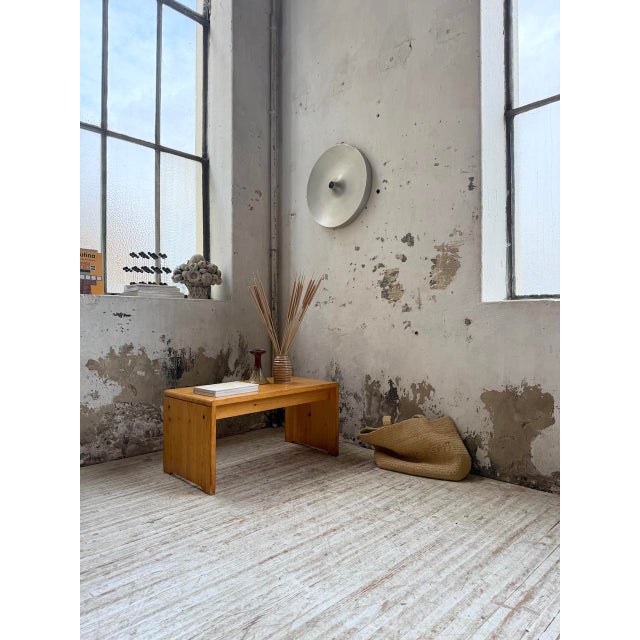 1970s Coffee Table by Charlotte Perriand for Les Arcs 1800, 1970s For Sale - Image 5 of 18