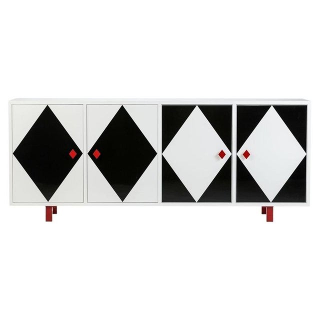Pantalone Cabinet in Powder-Coated Aluminum by Altreforme For Sale - Image 12 of 12
