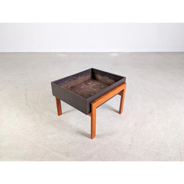 Mid-Century Teak Planter with Stand For Sale - Image 4 of 8