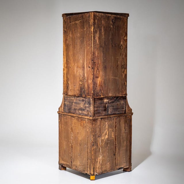 Biedermeier Corner Cabinet, 1820 For Sale - Image 4 of 10