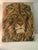 Mid-Century Modern Vintage Mid Century Modern Lion Portrait Painting by Fritz Rudolf Hug Framed 60s 1960s MCM Mid 20th Century For Sale - Image 3 of 12