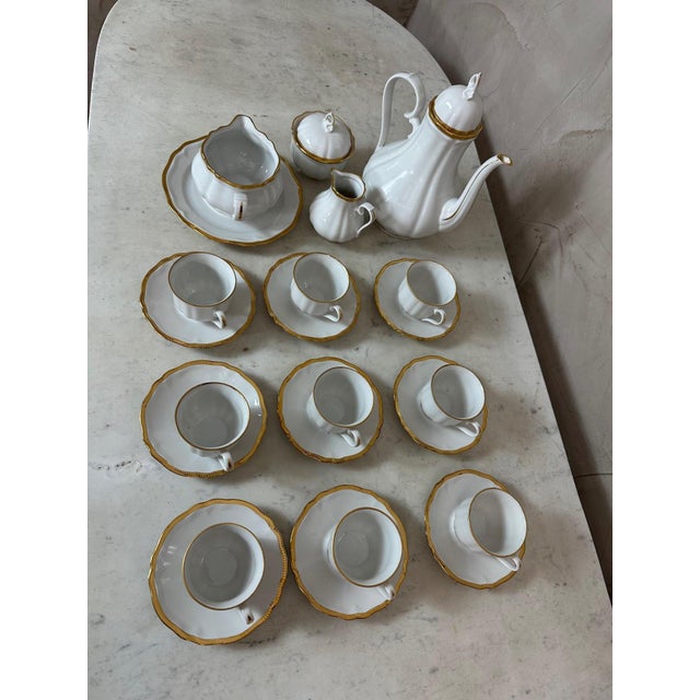 Porcelain Coffee Service, 1950s, Set of 13 For Sale - Image 11 of 18