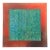 1980s Geometric Abstract Acrylic Painting on Canvas by B. Wilson, "Series: Spatter No. 1," Unframed For Sale