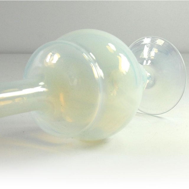 Italian Glass Vase from Opalina Fiorentina, 1950s For Sale - Image 4 of 8