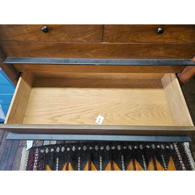 Mid 20th Century American of Martinsville Highboy Dresser For Sale - Image 12 of 14