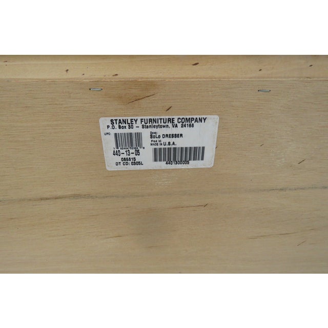 Wood Stanley Modern Low Long Dresser Bathroom Vanity 5916 For Sale - Image 7 of 12