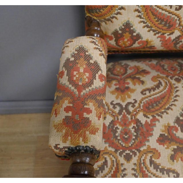 Early 20th Century Louis XIII Oak Armchair For Sale - Image 6 of 18