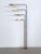 Metal Italian Travertine and Brass Floor Lamp by Goffredo Reggiani, 1960s For Sale - Image 7 of 18