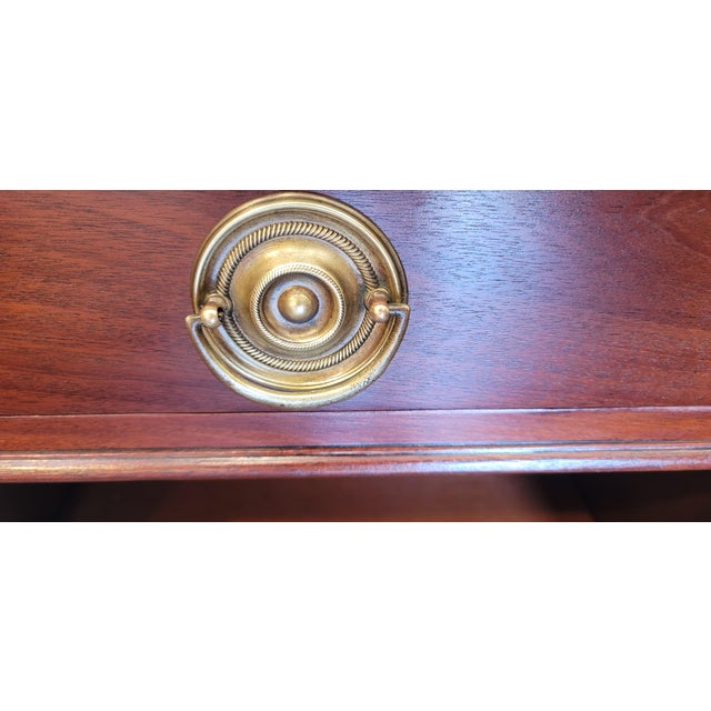 Chippendale Pair of Nightstands Bedside Stands Mahogany Kittenger Company For Sale - Image 10 of 10