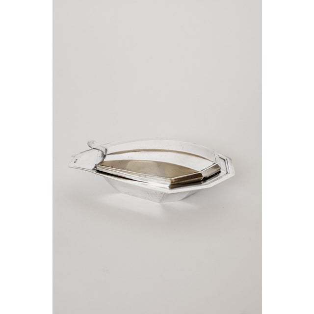 Vintage Silver-Plated Butter Dish For Sale - Image 4 of 10