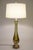 DESIGN: A massive and sculpturally sensual hand blown thick Sommerso Art Glass and Brass table lamp designed and...