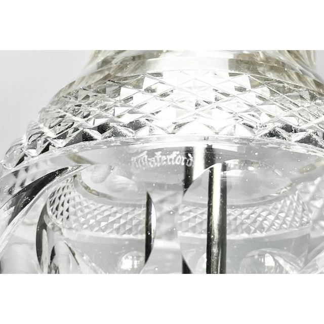 1980s Waterford Crystal & Brass Electric Small Table Lamp 14” Signed Good vintage condition. Crystal body is free of...