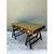 Vintage Wood and Leather Campaign Desk For Sale - Image 9 of 12