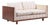 Milo Baughman for Thayer Coggin Style Mid Century Rosewood Case Loveseat Sofa For Sale